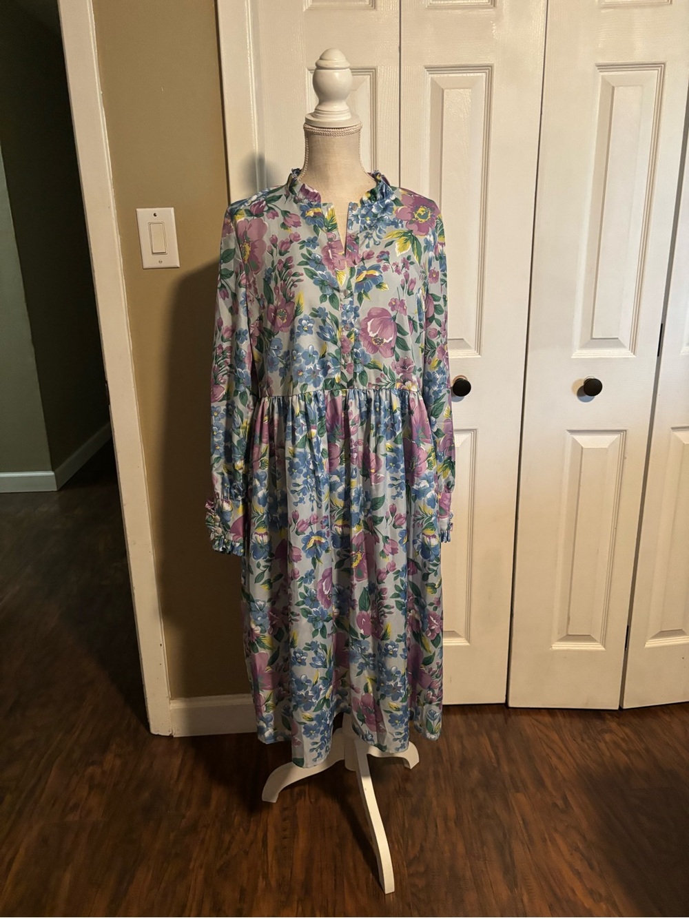 Anthropologie brand Baum und Pferdgarten Agacia Floral dress size US 10 BNWT - Picture 3 of 12